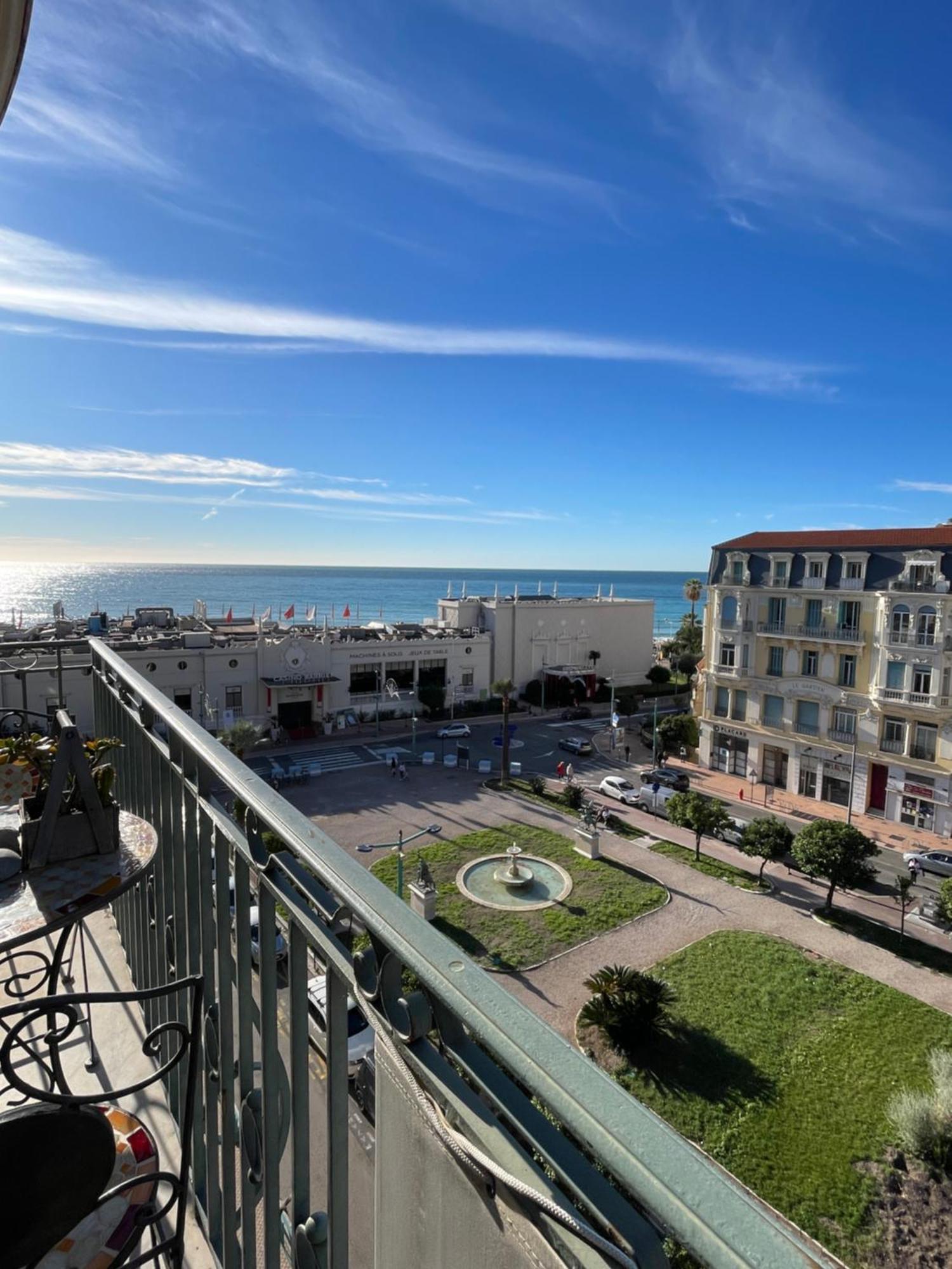 Menton Centre Vue Imprenable Sur Mer Et Jardin Bioves Exterior photo