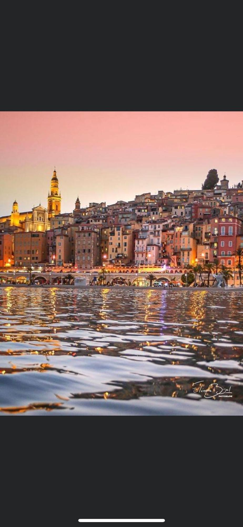 Menton Centre Vue Imprenable Sur Mer Et Jardin Bioves Exterior photo