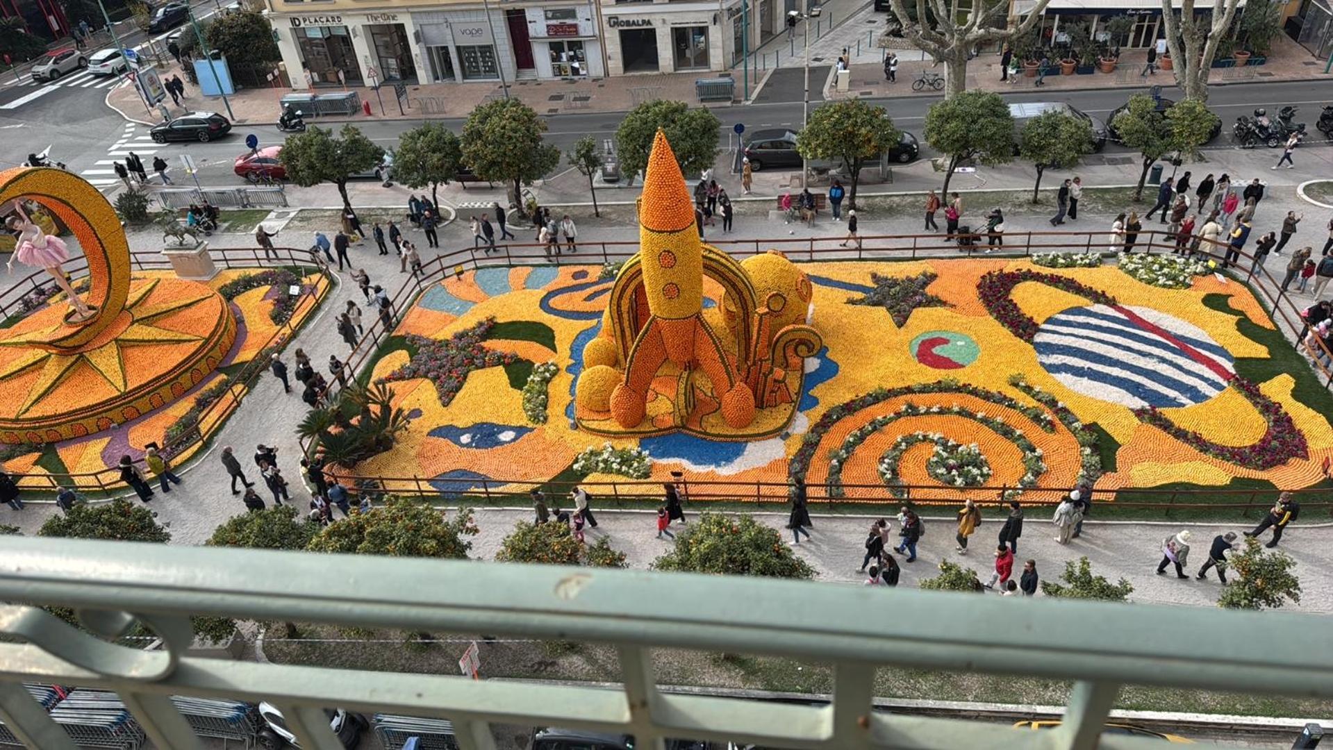 Menton Centre Vue Imprenable Sur Mer Et Jardin Bioves Exterior photo